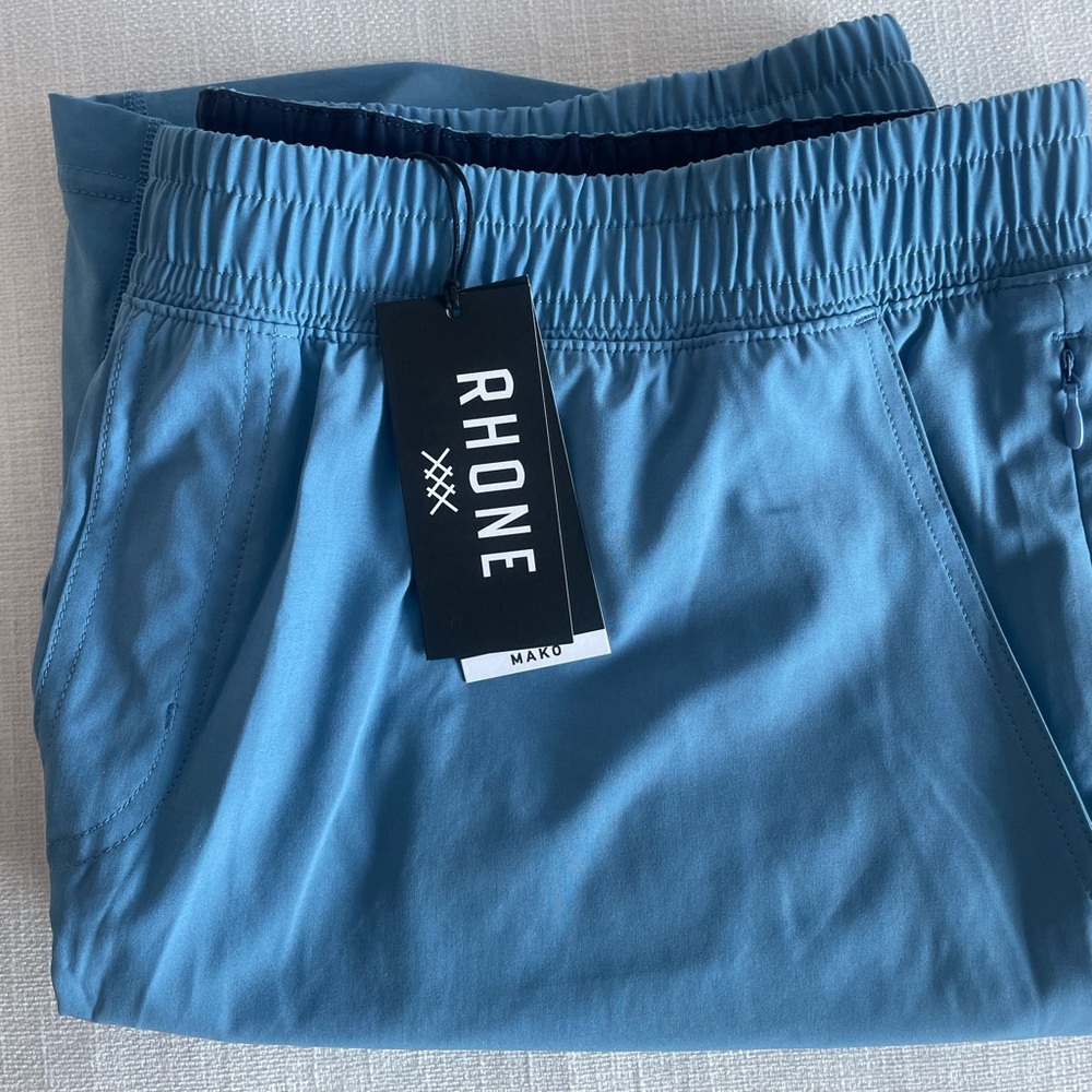 NWT - Rhone Sky Blue Performance Shorts